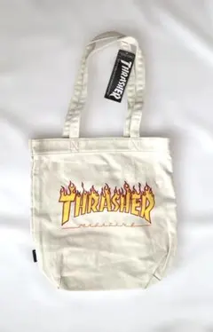 【新品•未使用】 THRASHER トートバッグ　ファイヤー