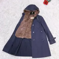 美品✨　トラディショナルウェザーウェア　ロング　コート　ボア　ライナー　フードのサムネイル