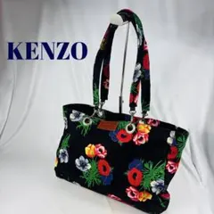 KENZO ケンゾー フローラル キャンバストートバッグ 花柄 大容量のサムネイル