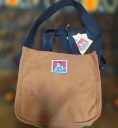 BEN DAVIS ブラウン ショルダーバッグ　未使用