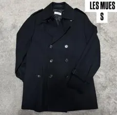 ✨美品✨️ AOKI LES MUES ダブルブレスト トレンチコート 黒