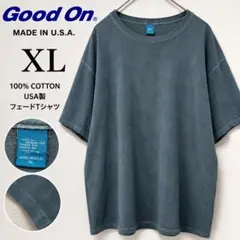 GOOD ON グッドオン USA製 XL フェードTシャツ ピグメント 無地