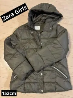 Zara Girls フード付き中綿ダウンコート 11/12