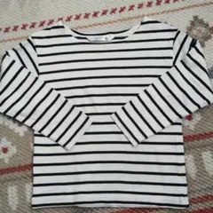 futafuta 120サイズ ボーダー ロンT 厚手