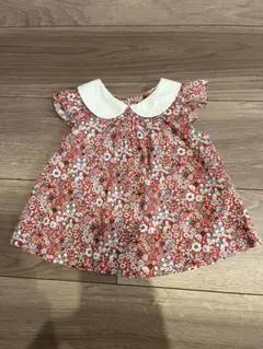Jacadi ジャカディ 花柄フリル袖 トップス 18M 80cm