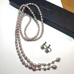 パールネックレス イヤリング