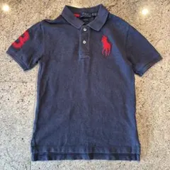 Polo Ralph Lauren ネイビー ポロシャツ 140 ビッグポニー