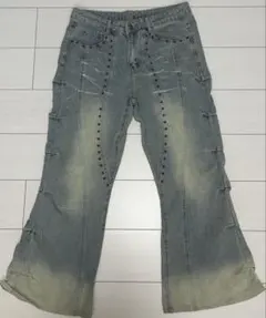 スタッズ デニム