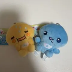 しずくちゃん ぬいぐるみ マスコット 2個セット しずくちゃん アセオ君