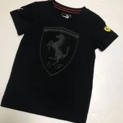 PUMA プーマ フェラーリコラボ キッズ 半袖Tシャツ 116cm 黒
