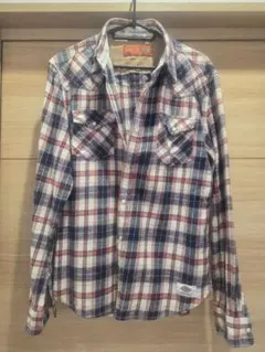 Dickies チェック柄 ウエスタンシャツ 長袖のサムネイル
