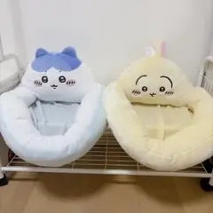 ちいかわ フェイスペットベッド ハチワレ うさぎ セット 訳あり品のサムネイル