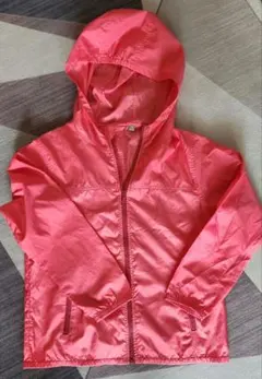 ピンク フード付きジャケット