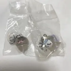 ちいかわ　めじるしアクセサリー　ハチワレ　くりまんじゅう　2個セット