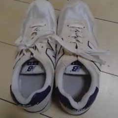 New Balance M 574 ホワイト/ネイビー