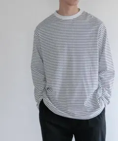 FORK＆SPOON　ボーダーロングスリーブTシャツ