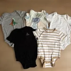 GAP ベビーロンパース 3-6ヶ月 5点セット　まとめ売り