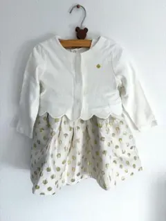 ケイトスペード　ベビードレス　ワンピース　カーディガンセット　90cm