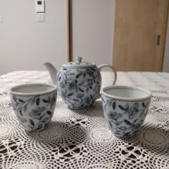 たち吉】からくさ ペア茶器（急須＆湯呑2客） - メルカリ