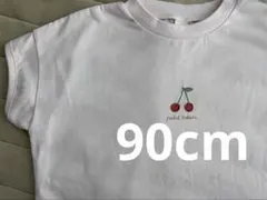 さくらんぼ刺繍 Tシャツ 90cmのサムネイル