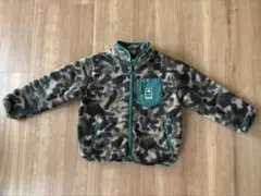 Moujonjon 迷彩柄 フリースジャケット 140