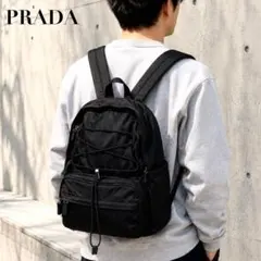 プラダ PRADA リュック バックパック ナイロン 黒 三角ロゴ 男女兼用
