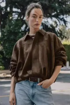 ZARA ザラ　スエード調ボンバージャケット　新品、未使用 スペイン発送 ZARA スエード調ボンバージャケット 選べるカラー