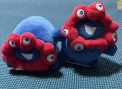 関西万博 EXPO2025ミャクミャク もっちりぬいぐるみ 立と横の2体セット