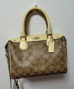 COACH ミニ エマ サッチェル シグネチャー バッグ - メルカリ