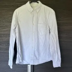 ZARA 薄いグレー ボタンダウンシャツ S
