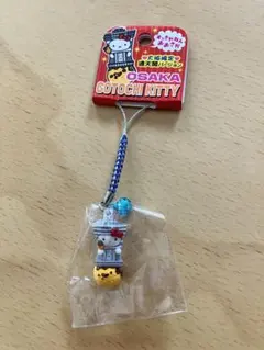 ご当地キティ根付け　大阪限定　通天閣ver