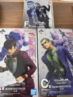 一番くじ ジョジョの奇妙な冒険A賞C賞F賞　3体まとめ売り