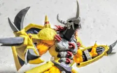 《訳あり》デジモン フィギュア 一番くじ 魂豪示像 ウォーグレイモン 箱無し