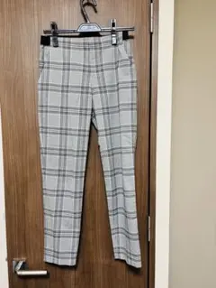 【swingle】グレー　チェック　パンツ