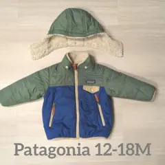 patagonia ベビー・リバーシブル・トリブルズ・フーディ 12-18M