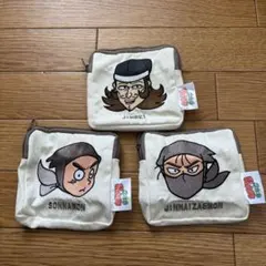 忍たま乱太郎　タソガレドキ　スクエアポーチ　セット売り