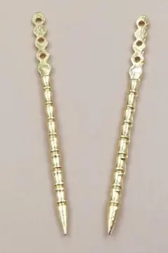 かんざしパーツ　ヘアアクセサリーパーツ　2個　髪留め　着物　髪飾り　手芸素材