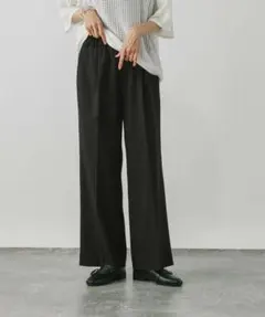 新品 タグ付き GLOBAL WORK スッキリイージーパンツ ブラック 黒 M