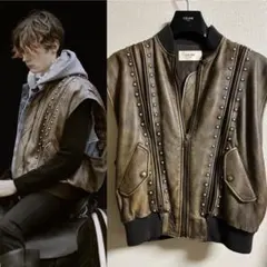 未使用 セリーヌ エディスリマン着 キムタク着 20ss レザージャケット