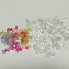 【まとめ売り】ちょうちょセット✴︎デコレーションパーツ バタフライ 蝶