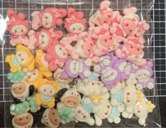 デコレーションパーツ 動物キャラクター 約35個セット