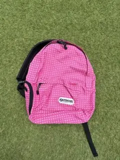 90s 00s old OUTDOOR ピンク水玉 backpack y2kのサムネイル
