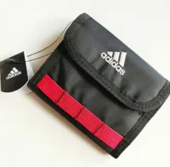 新品・未使用品　adidas アディダス　財布　マジックテープタイプ　ブラックのサムネイル