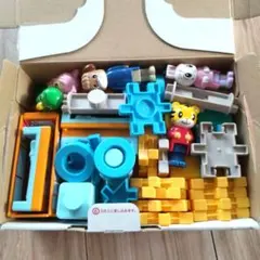 知育玩具セット こどもチャレンジ　しまじろう　立体パネルブロック
