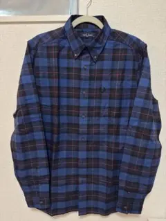 【大幅値下げ】FREDPERRY チェック柄長袖シャツ M