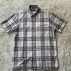 BURBERRY チェック柄 半袖シャツ Lサイズ