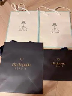 Albion & clé de peau ショッパー４枚セット