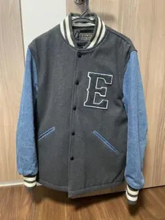 EDWIN スタジャン GET546 Lサイズ グレー/デニムのサムネイル