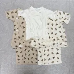 熊さん　ベビー肌着セット