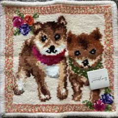 ま*ち様 Enjeau ミニ タオルハンカチ 犬柄　柴犬のサムネイル